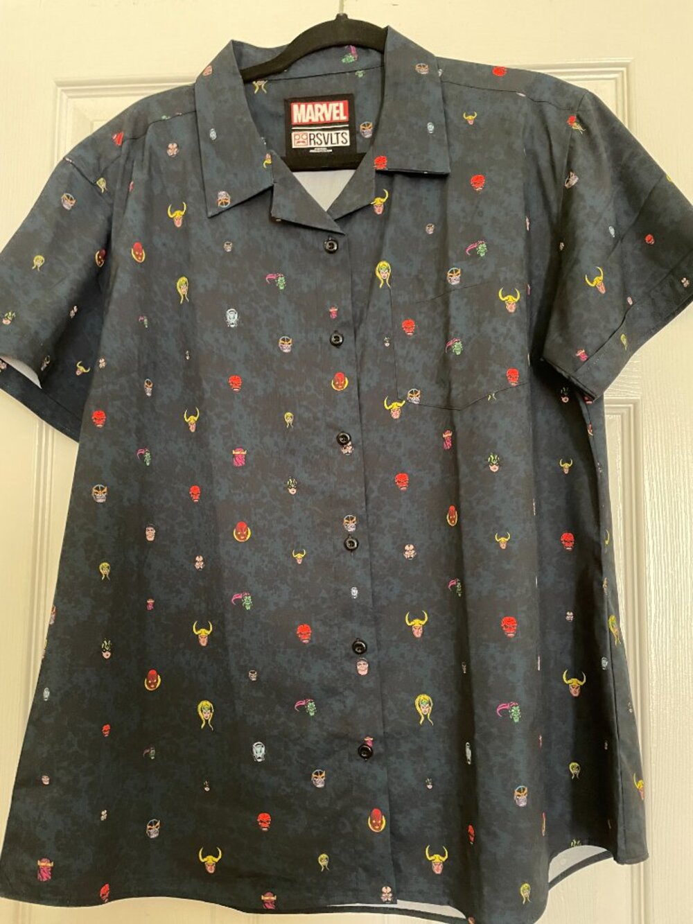RSVLTS Marvel A Little Villainous Women's S/S Shirt Size XL RARE FIND!!